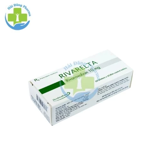 Rivarelta 10mg - Hộp 3 vỉ x 10 viên